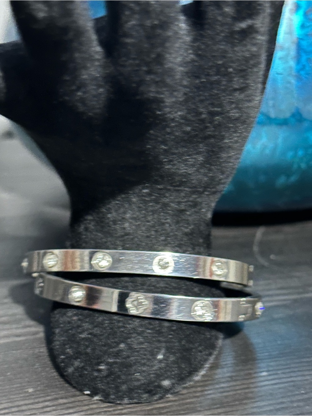 Invicta Silver-Tone Womens Watch with Crystal Bezel and Matching Silver Bracelet - Picture 5 of 9